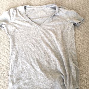 GREY V-Neck Shirt